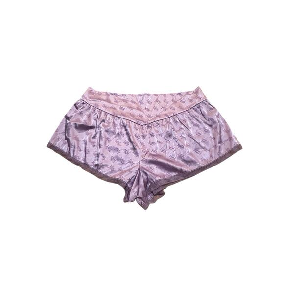 Yitty Satin Shorts 5X Lavender Purple Silky Plus Size Romantic Mermaidcore Fairy - Picture 1 of 8
